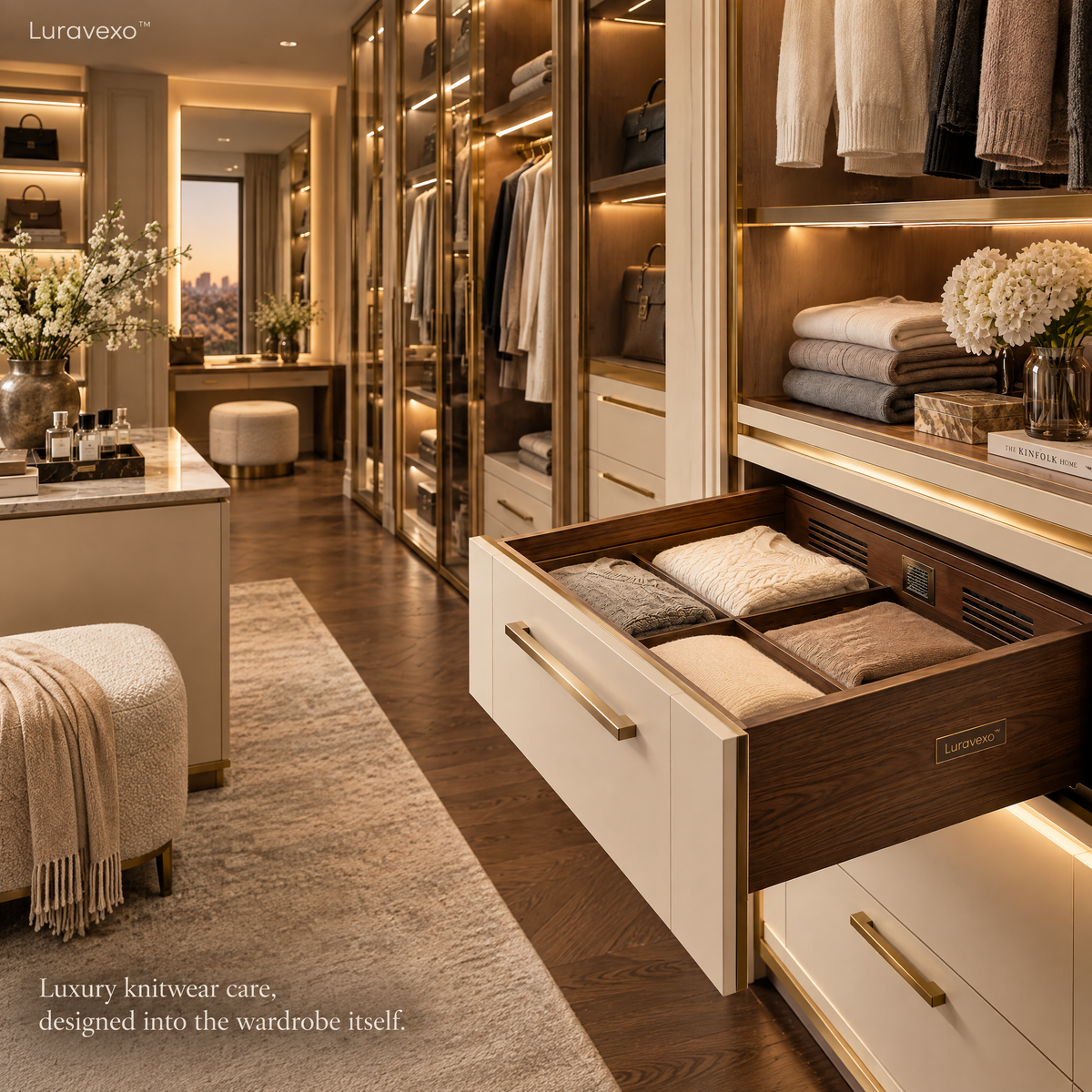 Luravexo™ Climate-Controlled Knitwear Drawer